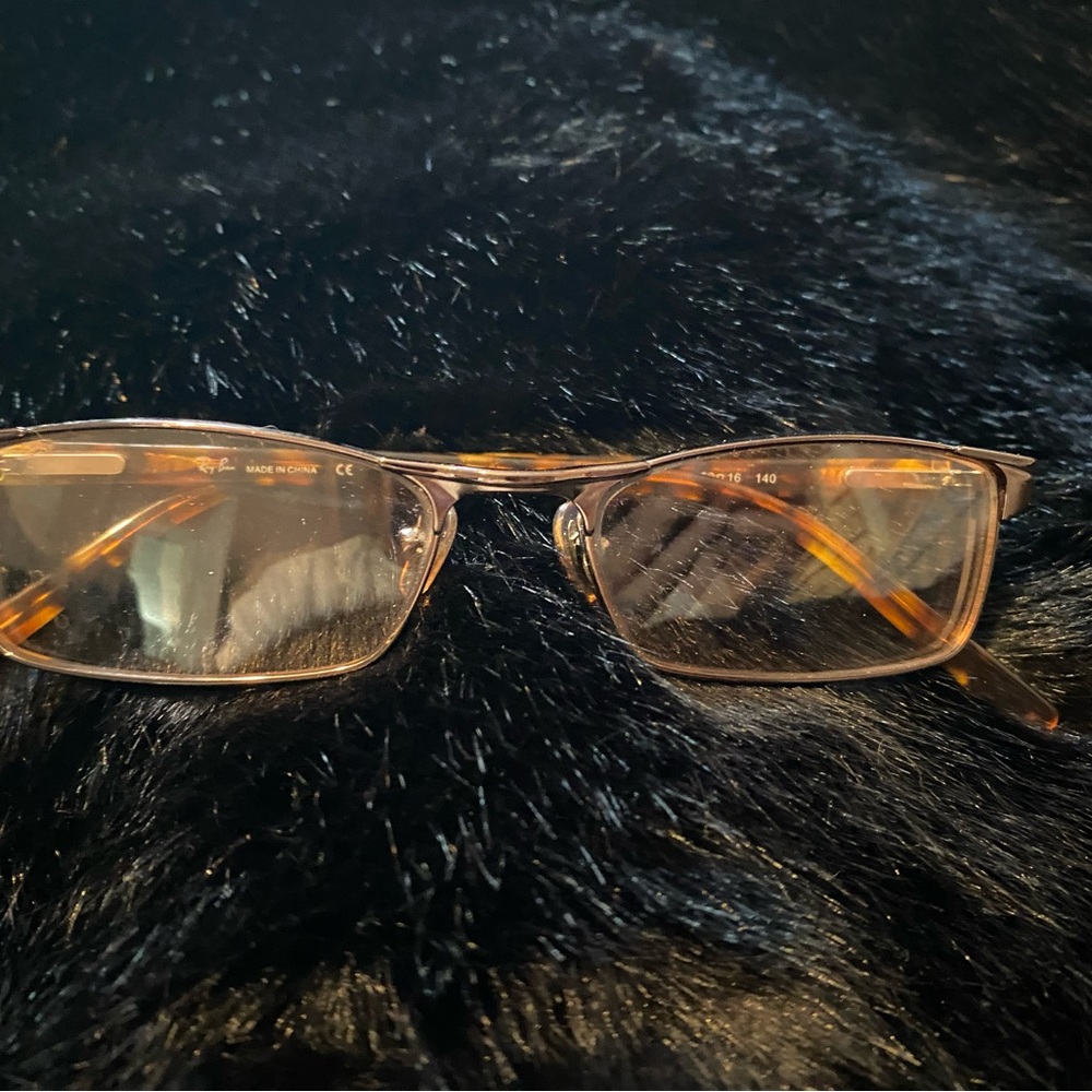 Ray-Ban Frames Tortoiseshell Rectangular Glasses … - image 2